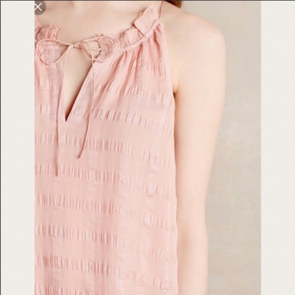 Anthropologie HD in Paris Shadow Pane Silk Tank - Picture 2 of 5